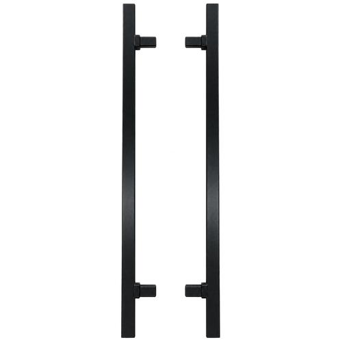Heavy Security Gate Adaptors 40x40x2100 Black Steel
