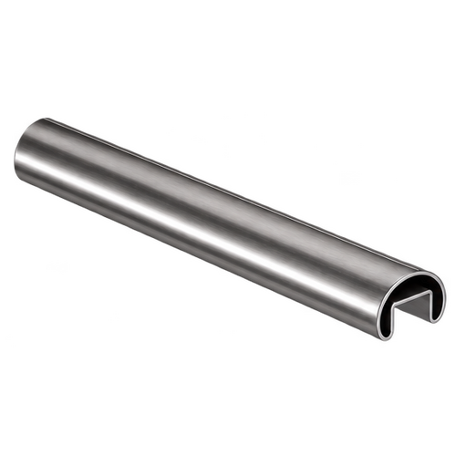 Handrail 25.4mmx21mmx6000mm Round Satin