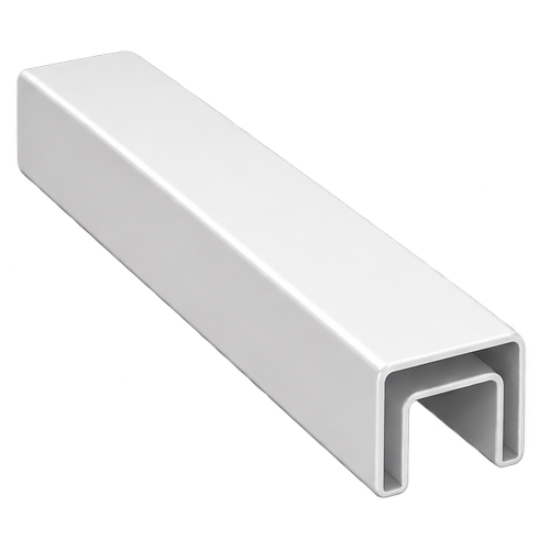 Handrail 25mmx21mmx6000mm Square White