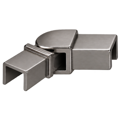 Handrail Swivel Horizontal Square Satin