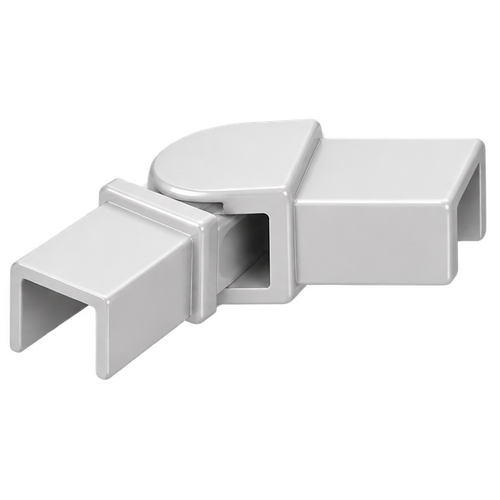 Handrail Swivel Horizontal Square White