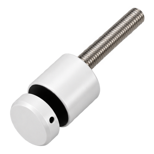 Glass Standoff 30mm Spacer 50mm White