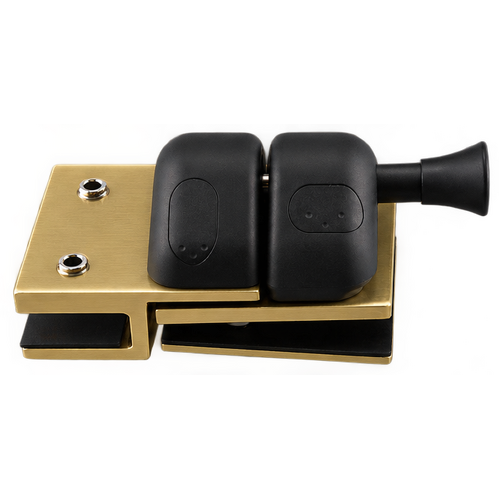 Latch Glass-2-Glass 180° Brush Brass
