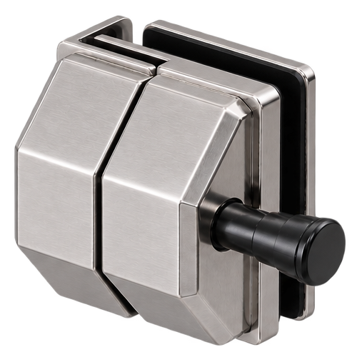 Latch Glass-2-Wall Full Stainless Satin