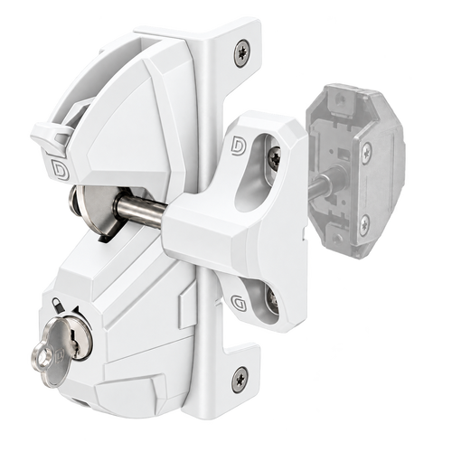 LokkLatch® Deluxe KEYED ALIKE [Series 03] White