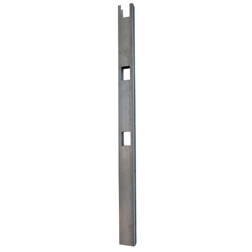 Steel Post 100x50x2400 Morticed for 1500 Lap & Cap
