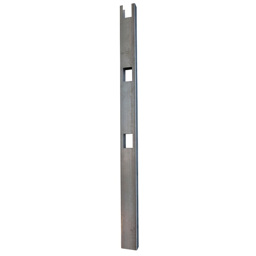 Steel Post 100x50x2400 Morticed for 1800 Lap & Cap