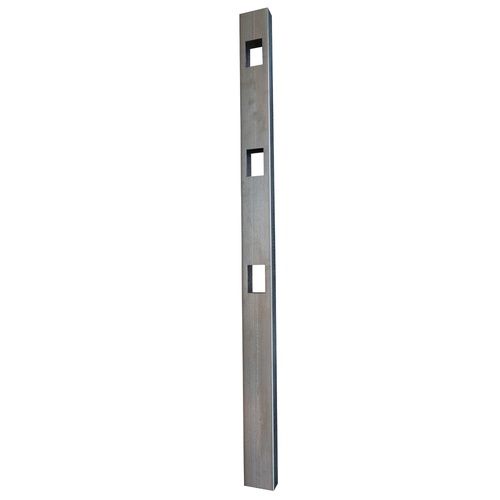 Steel Post 100x50x2400 Morticed for 1800 Paling