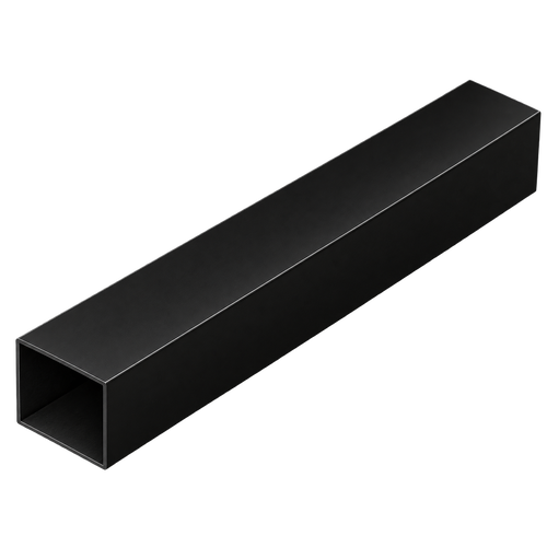 Post 50x50x1800 Black Aluminium 1.6mm
