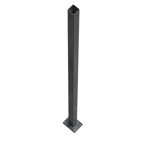 Slate Grey Post 50x50x1800 Aluminium Flanged