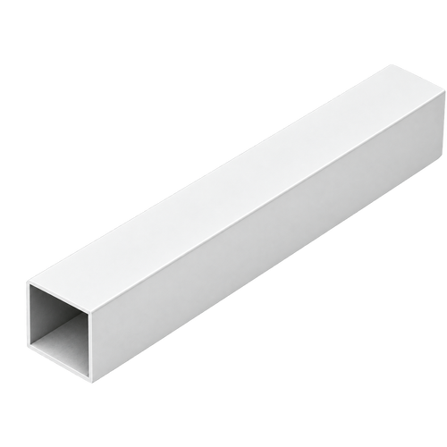 Post 50x50x2400 Pearl White Aluminium 1.6mm