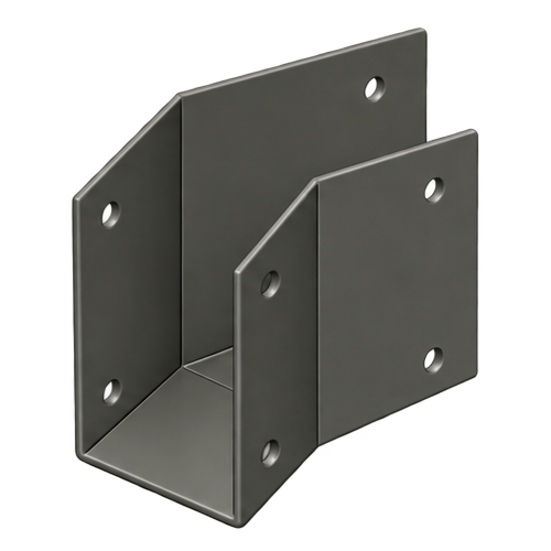 Pergola Purlin Bracket 135° 100x50 Slate Grey