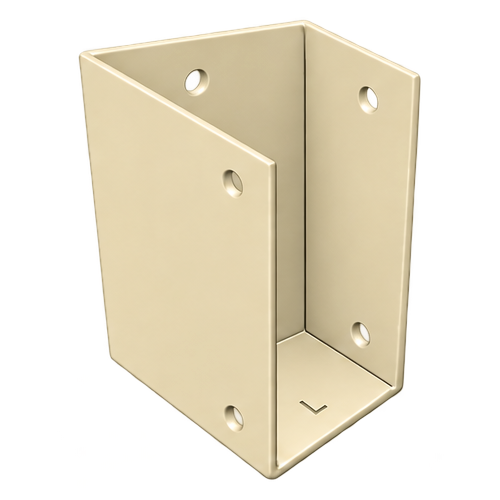 Pergola Purlin Bracket 45° LEFT 100x50 Primrose