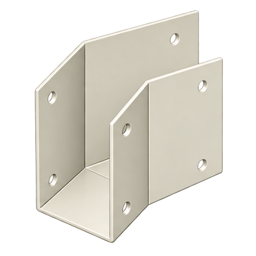 Pergola Purlin Bracket 135° 150x50 Off White