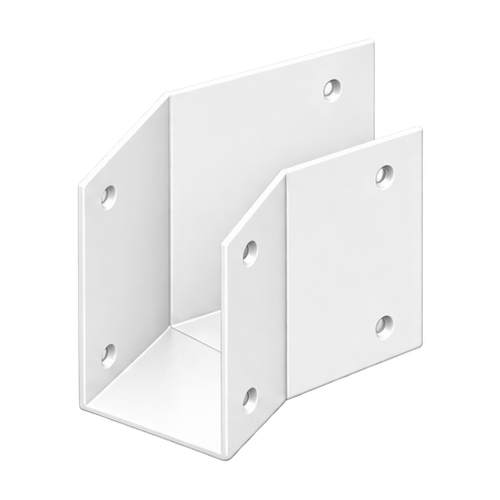 Pergola Purlin Bracket 135° 150x50 Pearl White