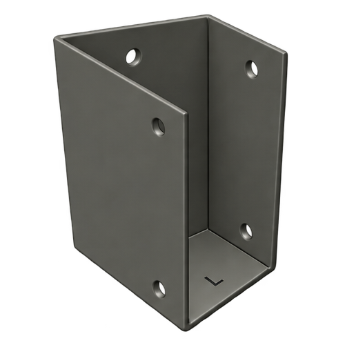 Pergola Purlin Bracket 45° LEFT 150x50 Slate Grey