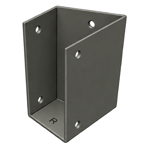 Pergola Purlin Bracket 45° RIGHT 150x50 Slate Grey