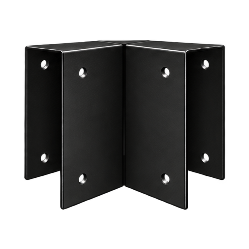 Pergola Purlin Bracket 90° 200x50 Black