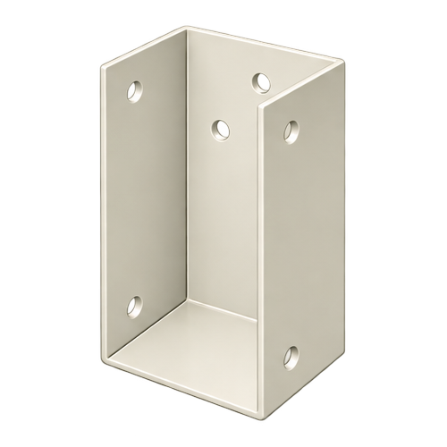 Pergola Purlin Bracket 200x50 Off White