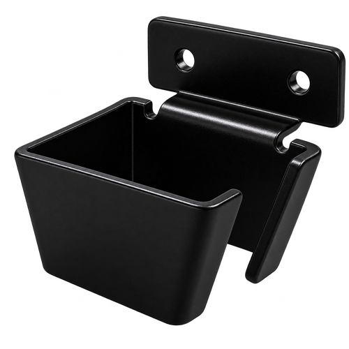 School Bracket Raked Left Hand Import Black