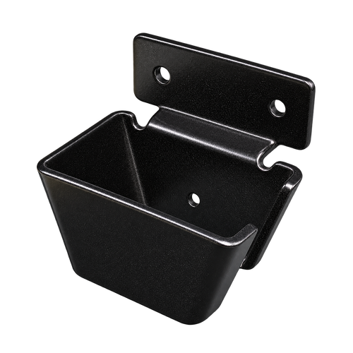 School Bracket Raked [Left Hand] 40x40 Black HEAVY Duty