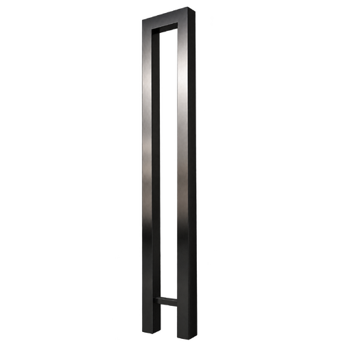 Sliding Gate Tunnel Post 100x100x3.0x3000 Black