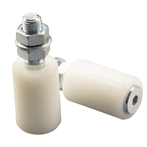 Sliding Gate White Roller 60mm