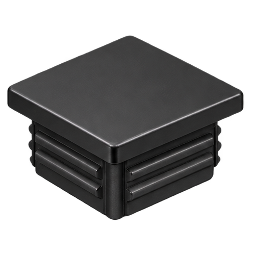 Square Post 50x50 Cap Black