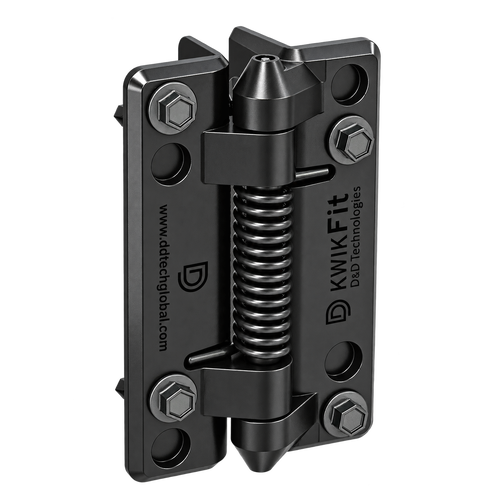 KwikFit® Spring Hinges [Sprung] Black
